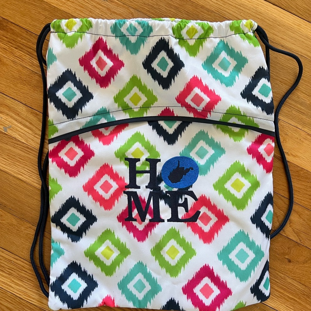 Colorful HOME WV Drawstring Backpack